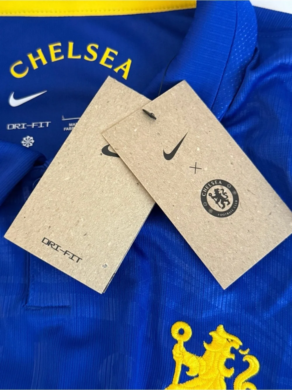 Chelsea FC Moises Caicedo #25 Nike Custom 26-27 Home Long Sleeve Jersey (Size L)